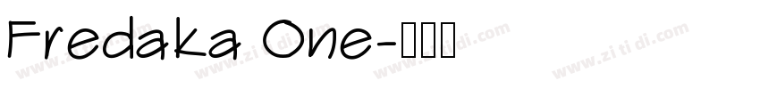 Fredaka One字体转换